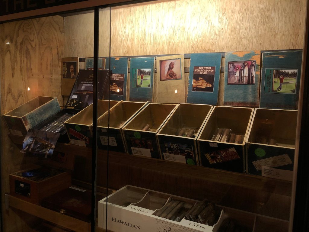 Flavor/Infused cigars they have in stock. (Photo/Connor Coles)