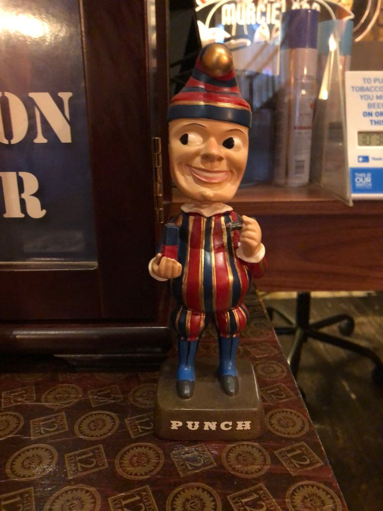 General Cigars Punch bobblehead. "PUNCH for president!" (Photo/Connor Coles)
