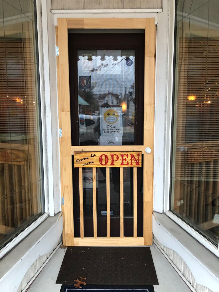 The barrier between you and your cigars... a front door! (Photo/Connor Coles)